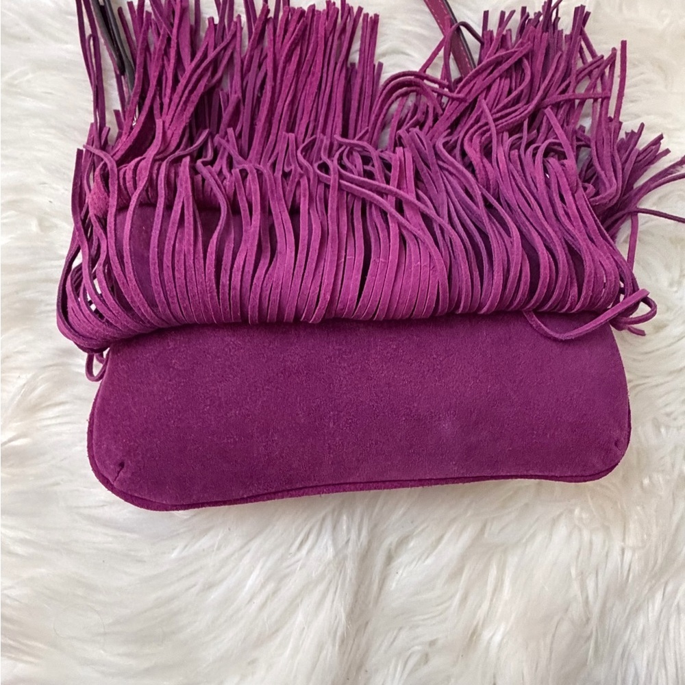 Fringe Crossbody Bag - Pink - Picture 7 of 12